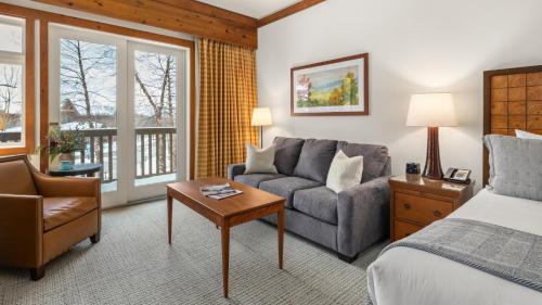 Stowe Area Complejo | 1214 The Lodge At Spruce Peak Ski in Ski Out Studio Spruce Peak By Stowe Mountain Rentals