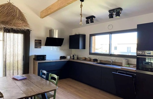 Hourtin Villa | 143 - charming neues Holzrahmenhaus für 8 Personen