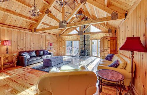 Mustoe Casa | 15 Mi to Snowshoe Resort Cabin with Deck and Fire Pit