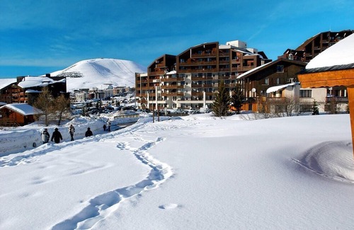 Bergers Apartamento | 150m from shops, parking, tv, ski locker, 35m², Alpe d'Huez