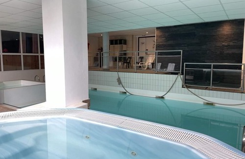 Eaux-Bonnes Apartamento | A 150m de las pistas de esquí, 1.o piso, vista estación, fitness, piscina, sauna, balcón, tv