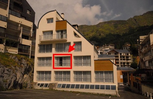 Eaux-Bonnes Apartamento | 30m del centro estación, 2.o piso, vista pistas, fitness, piscina, sauna, tv, local para esquís