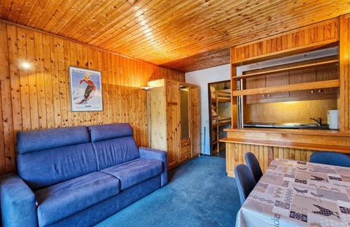 Flaine Apartamento | 300m del centro estación, 1.o piso, balcón, tv, local para esquís, 25m², Flaine