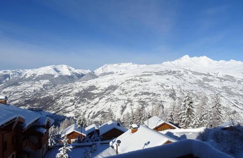 Vallandry Apartamento | 200m del centro estación, 1.o piso, terraza, tv, local para esquís, 75m², Peisey-Vallandry