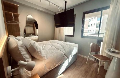Santo Amaro Apartamento | 1512 - Rentaqui Studio Lux Modernidade Santo Amaro