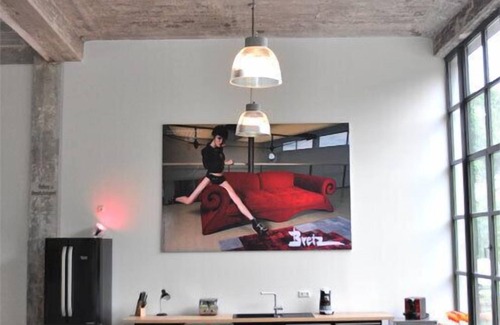 Neustadt-Stadtmitte Apartamento | Apartamento tipo loft de 160 m2 en estilo de fábrica en un monumento Bauhaus para 6