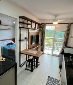 Panamby Apartamento | 1710B Est Joao dias - Villa Blue Tree - Apartamento com varanda com Vista Ponte Laguna