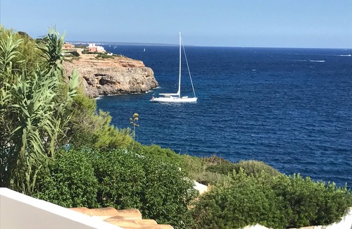 Cala Pi Villa | Vista al mar**** de 180 grados - vida en el 1er Serie: puro disfrute / WiFi