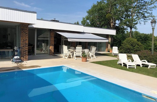 Manneville-sur-Risle Casa | 1975 ARCHITECT HOUSE renovated with swimming pools on 4000 m2 near HONFLEUR