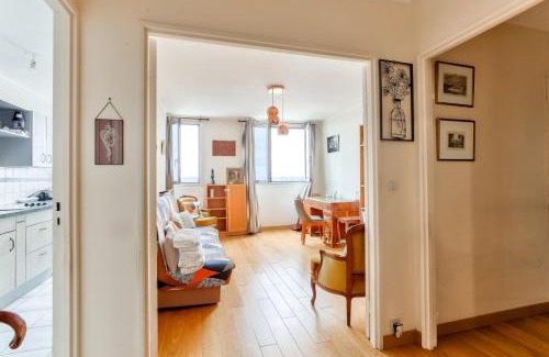 La Villette Apartamento | 1BR Flat view on Eiffel Tower and Sacré-Coeur