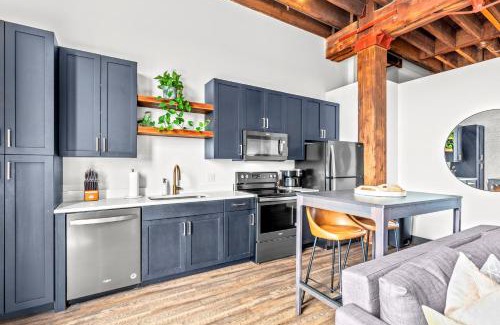 Downtown St. Louis Apartamento | 1BR Loft-Parking-Gym-Roof Deck-3H