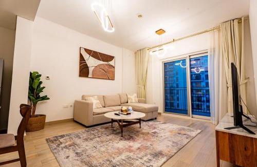 Al Raha Beach Apartamento | 1BR Stylish Luxury Modern Home Yas Island 427WE B10