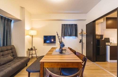 Namba Apartamento | 1DK 50max 7 people2 semidouble beds 1 single - IKIDANE Residential Hotel SHIMANOUCHI / Osaka Ōsaka
