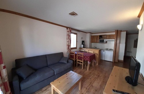 Aussois Apartamento | 1st floor, balcony, tv, ski locker, 50m², Aussois