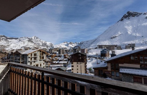Les Almes Apartamento | 1.o piso, balcón, tv, local para esquís, 48m², Tignes