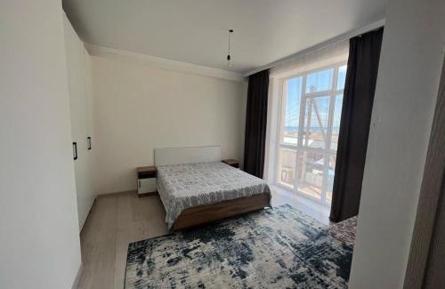 Cholpon-Ata Apartamento | 2х-комнатная Квартира Взморье Резорт Первая линия с видом на озеро