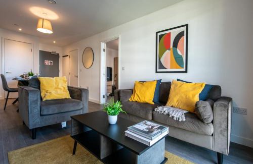 Old Trafford Apartamento | 2-Bed Flat in Sports Hub - Walk to MUFC & Cricket