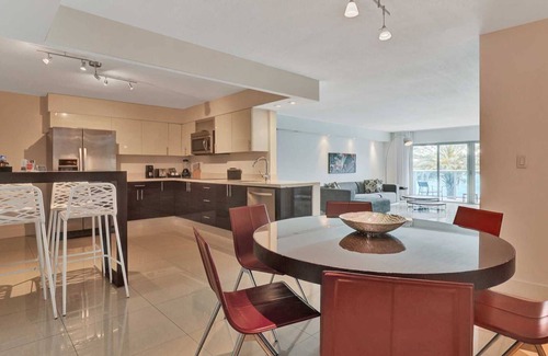 Bal Harbour Apartamento | 2 Bedroom-2 Bathroom with Canal Front Balcony Steps Away from Bal Harbour Beach