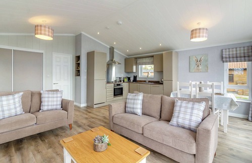 Aubourn Chalet De Esquí | Alojamiento de 2 habitaciones en Swinethorpe, Nr Lincoln