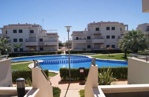Alcossebre Apartamento | Apartamento de 2 dormitorios con terraza, piscina y padel