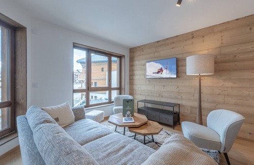 Eclose-Est Apartamento | Apartamento de 2 dormitorios con balcón en el centro de Alpe d'Huez
