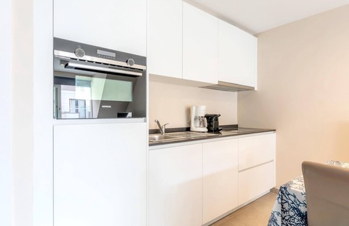 Koksijde-Bad Apartamento | Piso de 2 dormitorios con vista lateral al mar