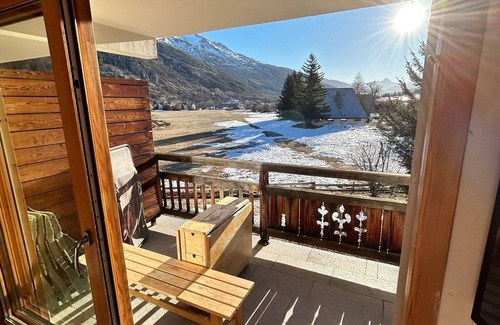 Monetier-les-Bains Apartamento | Luxurious 2-bedroom apartment at the foot of the slopes with heated pool