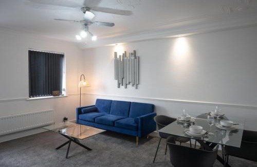 Stoke-on-Trent Apartamento | 2-bedroom- Stoke-on-Trent-Sleeps 5-PetsOk