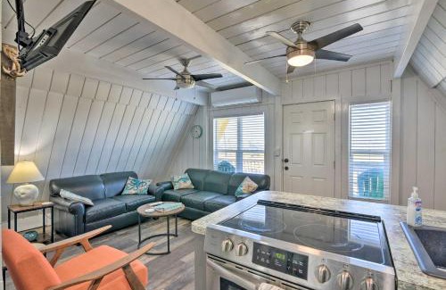Surfside Beach Casa | 2 Blocks to Surfside Beach A-Frame Home with Deck