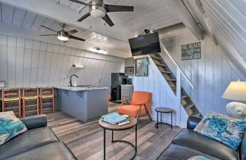 Surfside Beach Casa | 2 Blocks to Surfside Beach A-Frame Home with Deck
