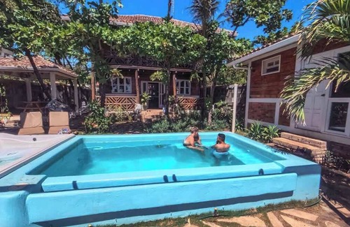 Pochomil Cabina | 2 Casitas for 8 guests on Beach Front w Pool & AC