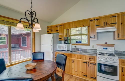 Cedar Cliff Casa | 2 lakefront cabins with lake & mountain views, private dock