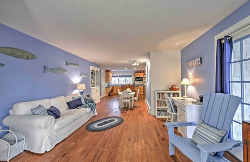 Buzzards Bay Apartamento | Amplio apartamento Bourne cerca de la playa del monumento!