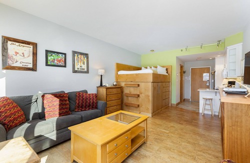 Mountain House Condominio | 2 Minute Walk to the Lifts/Spacious Studio/Shared Hot Tub
