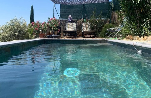 Beaumes-de-Venise Cabaña | 2 o 3 personas en Provenza. Feliz