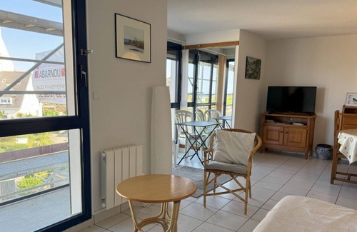 Le Pouldu Apartamento | 2-room apartment 35 m² T2 with sea view Plage des Grands Sables at your feet!