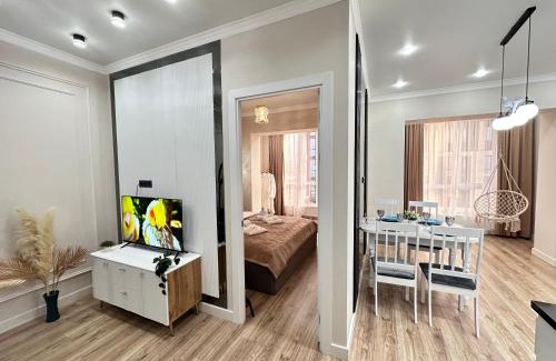Almaty Apartamento | 2 room apartment, ЖК Комфорт Сити Бизнес flat 72