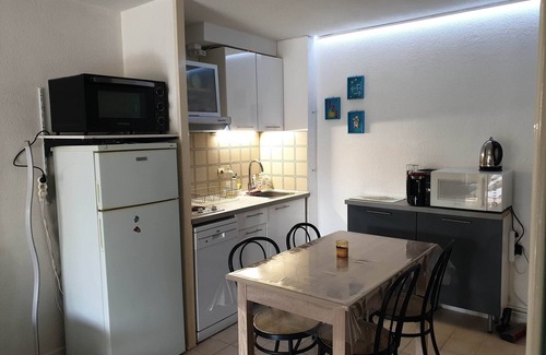Leucate Apartamento | 2-room apartment + air-conditioned cabin on garden level