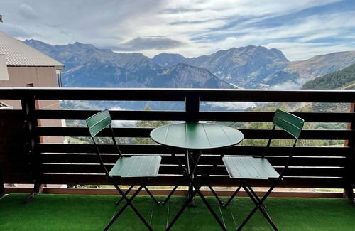 Eclose-Ouest Apartamento | Apartamento de 2 piezas para 5 pers. en L'Alpe d'Huez, cerca de tiendas y telecabina, admite mascotas