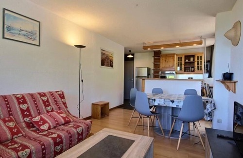 Plagne Centre Apartamento | Apartamento de 2 habitaciones con balcón a 100m de las pistas en La Plagne