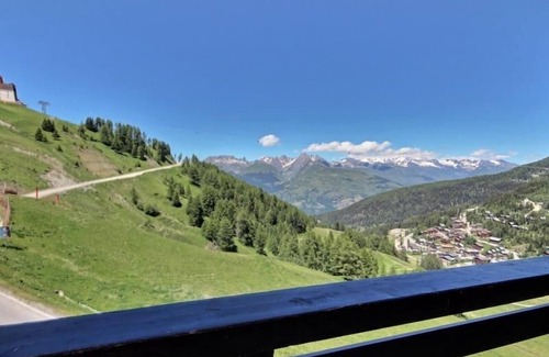 Plagne Centre Apartamento | Apartamento de 2 habitaciones con balcón a 100m de las pistas en La Plagne