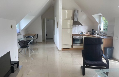 Ratingen Apartamento | 2 room vacation apartment with large roof terrace