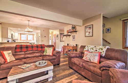 Killington Apartamento | 2-story Townhouse - 1 Mi to Killington Ski Area!