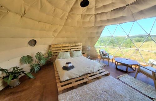 Ruakaka Otro | 2 Waipu Thunderdomes Eco Off-grid Luxury Glamping Seaview Dome