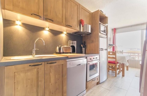 La Rosiere Apartamento | A 200m de las pistas de esquí, 1.o piso, terraza, local para esquís, 25m², La Rosière