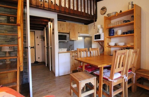 Viel-Alpe Apartamento | 220m del centro estación, 5.o piso, balcón, tv, local para esquís, 28m², Alpe d'Huez