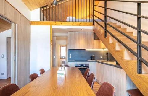Doucy-Combelouviere Apartamento | 50m del centro estación, balcón, parking, tv, local para esquís, 65m², Valmorel