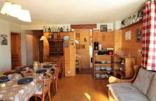 Les Almes Apartamento | 200m del centro estación, vista montaña, terraza, tv, local para esquís, 70m², Tignes