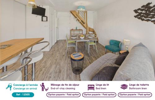 Ile-Tudy Apartamento | 200m plage - duplex pour 2 adultes, 2 enfants