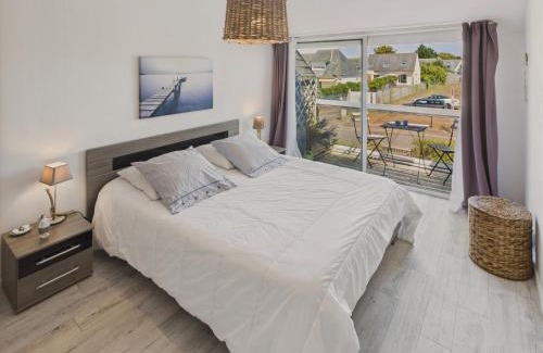Ile-Tudy Apartamento | 200m plage - duplex pour 2 adultes, 2 enfants